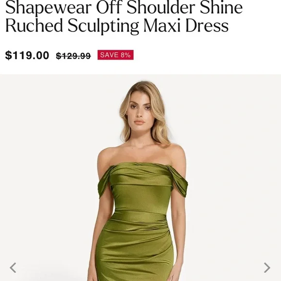 Popilush Shapewear Maxi Dress - Picture 4 of 4